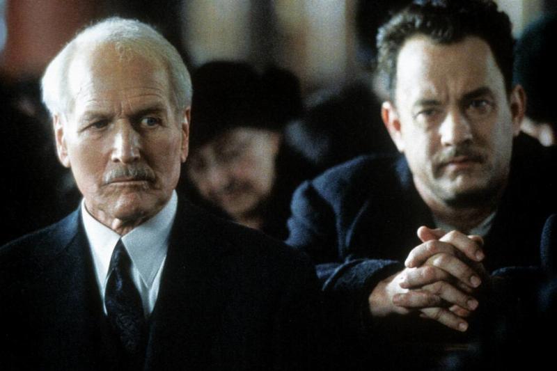 Paul Newman And Tom Hanks In 'Road To Perdition'