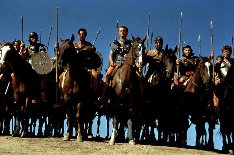 Spartakus, 1960Er, 1960S, Film, Reiter, Spartacus, Riding A Horse