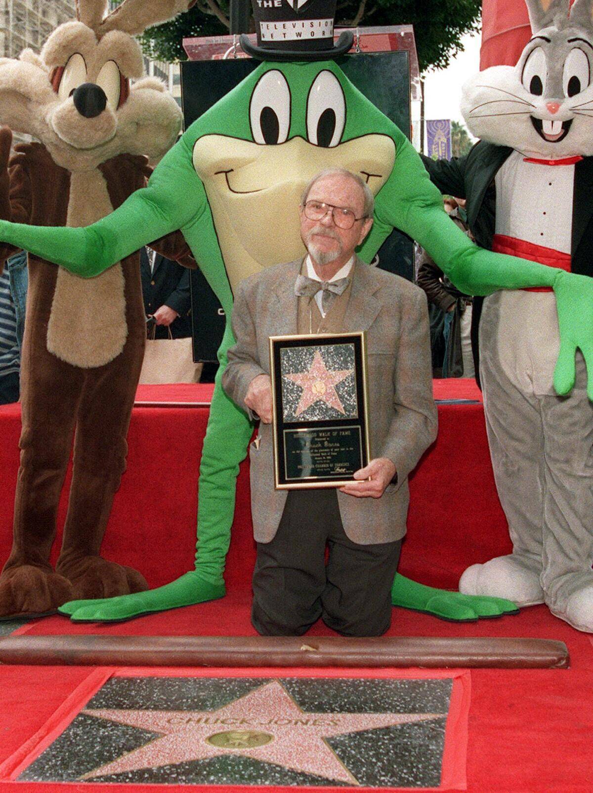 Chuck Jones, three-time Academy Award winning anim