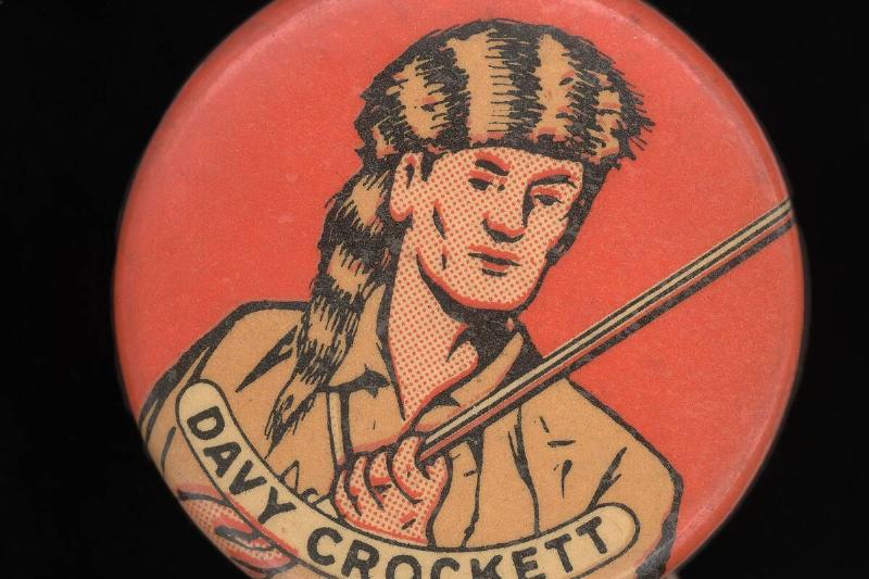 Davy Crockett Button