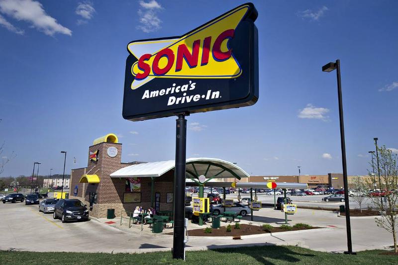 General Views From A Sonic Drive-In Ahead Of Earns Reports