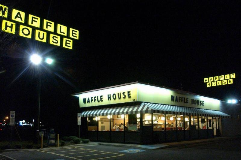 The Waffle House restaurant chain in Winston-Salem, North Ca