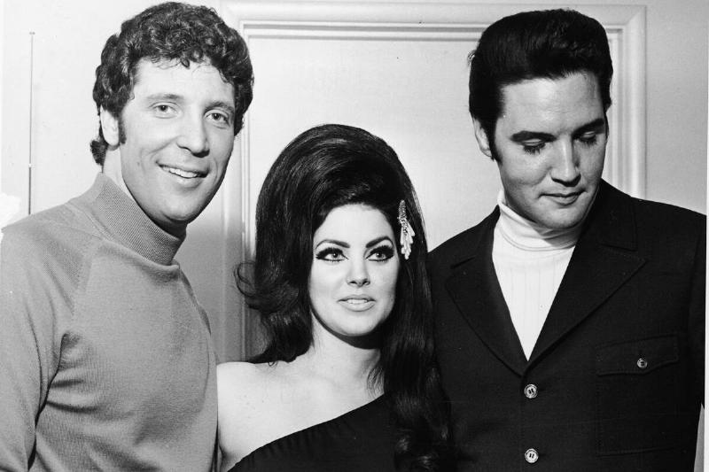 Tom Jones With Elvis And Priscilla Presley
