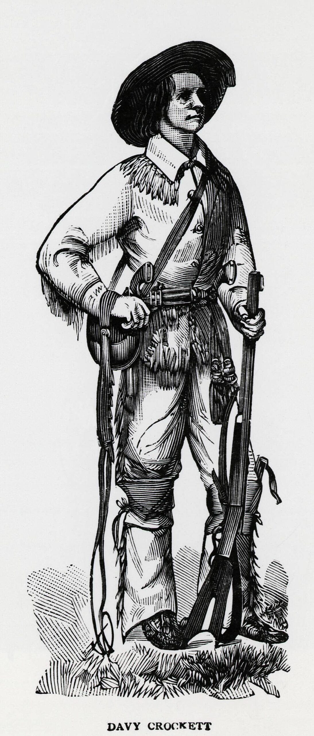 Davy Crockett With Rifle