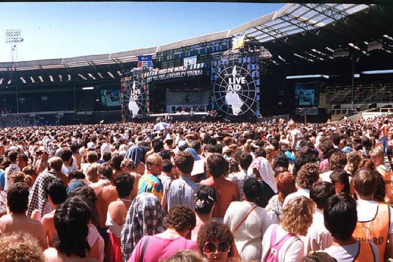 Live Aid In 1985