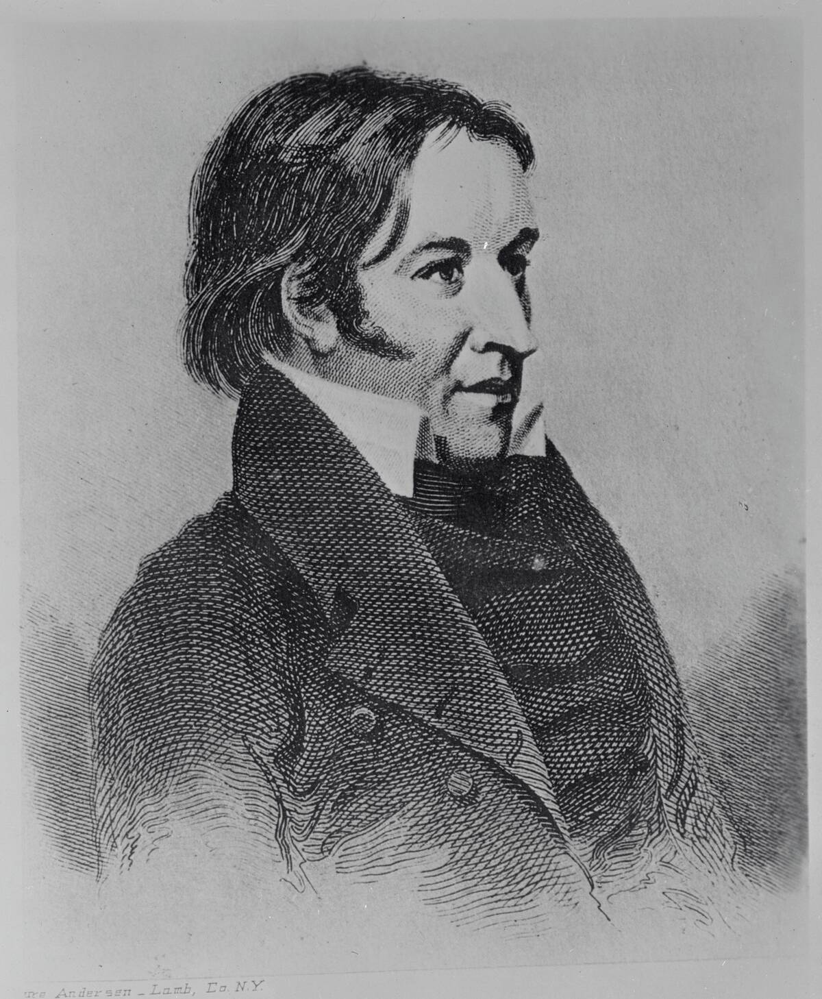 Portrait of Davy Crockett