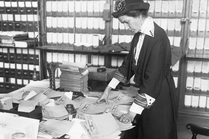 Peace Party Member Sorting Telegrams