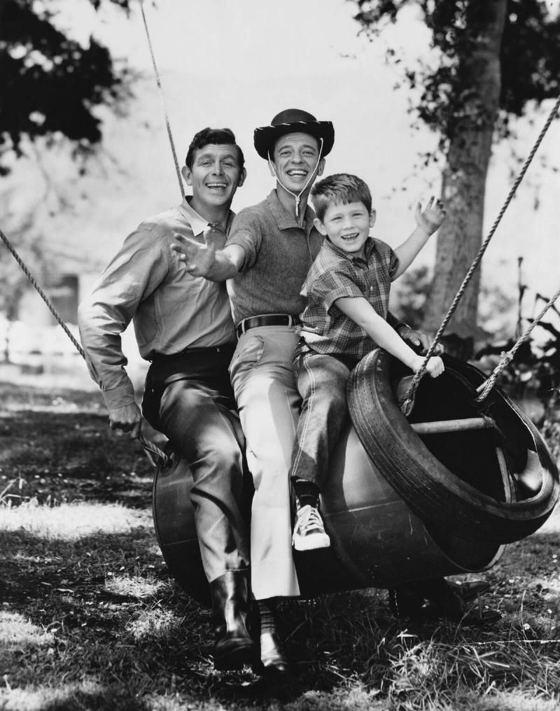 Andy Griffith, Don Knotts, and Ron Howard