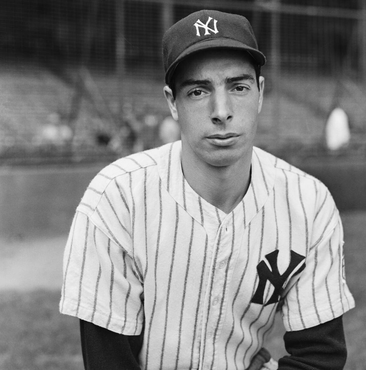 Joe Dimaggio with Pensive Expression