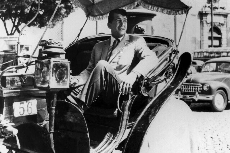 Dean Martin In Rome In 1957