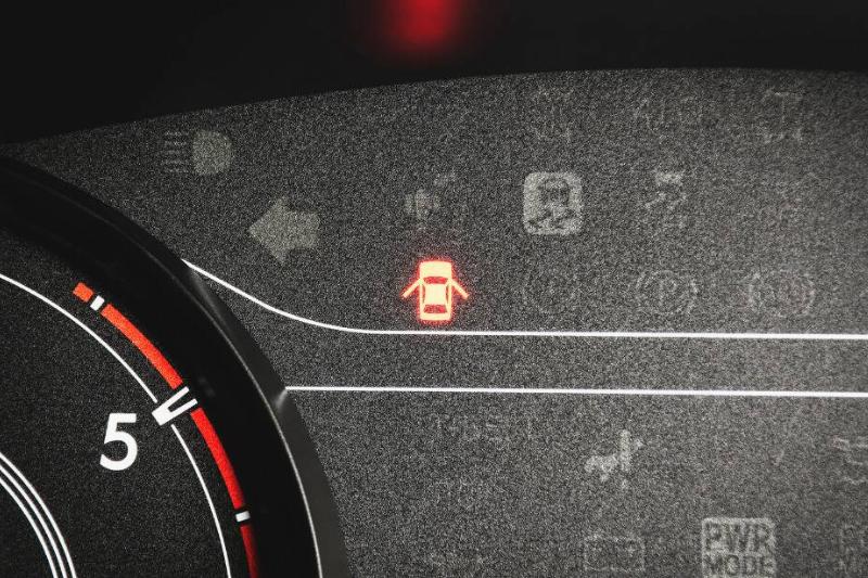364 Open doors warning light.