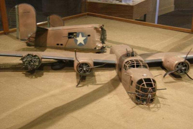 B-24_Lady_Be_Good_diorama_at_Lone_Star_Flight_Museum