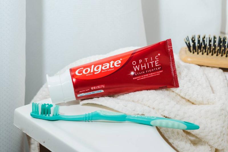 GettyImages-1245480170 Whitening toothpaste.