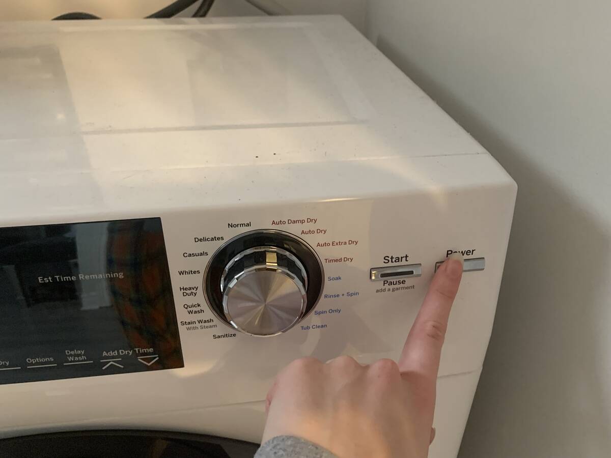 2-in-1 washer pressing power.