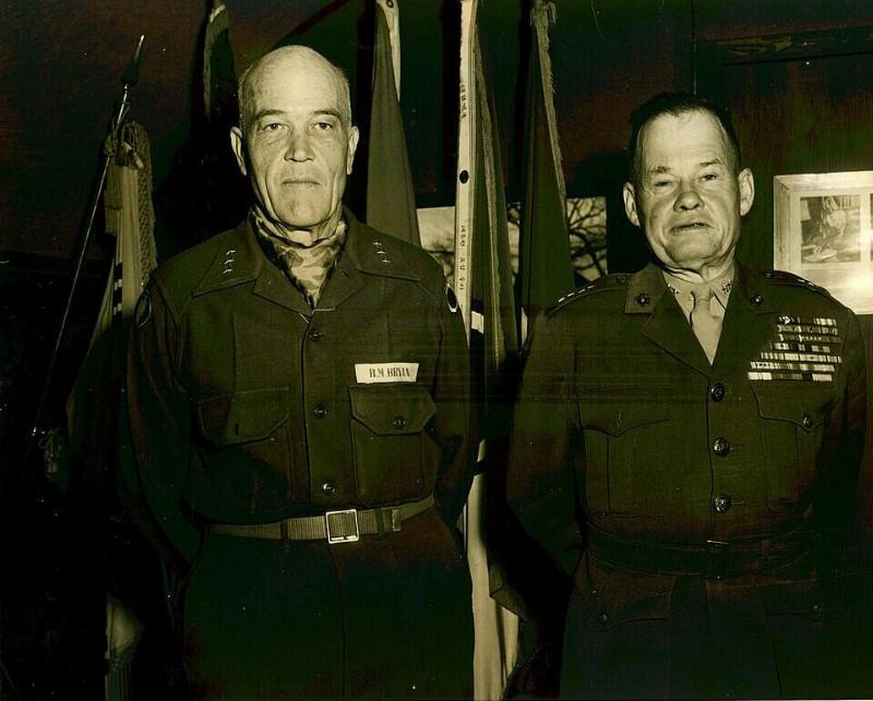 Lewis_Puller_and_B.M._Bryan,_19_April_1954_(18494363378)