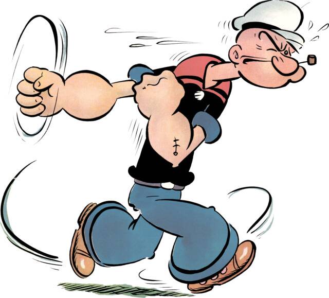 Illustration of Popeye the Sailor Man