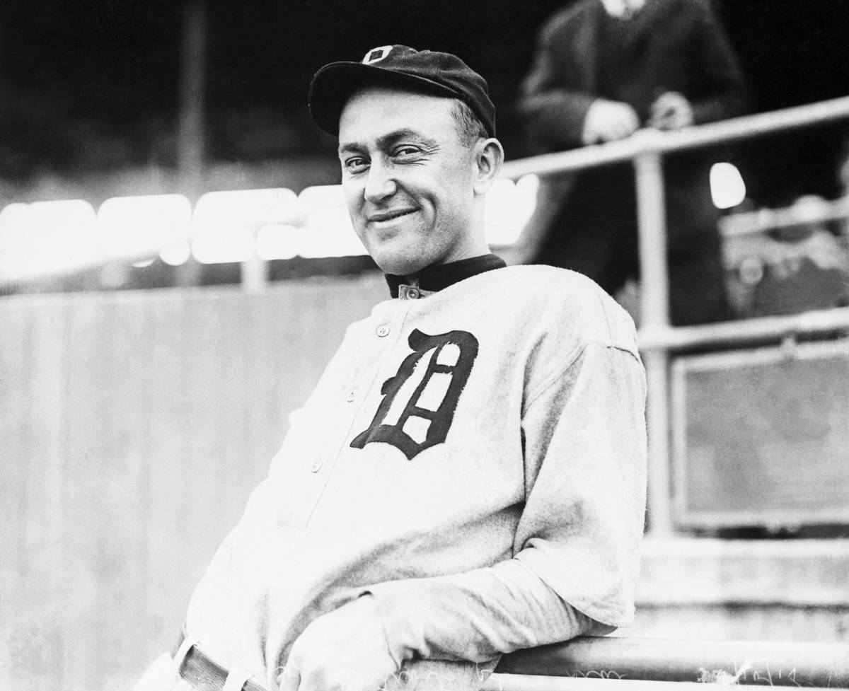 Ty Cobb of the detroit tigers