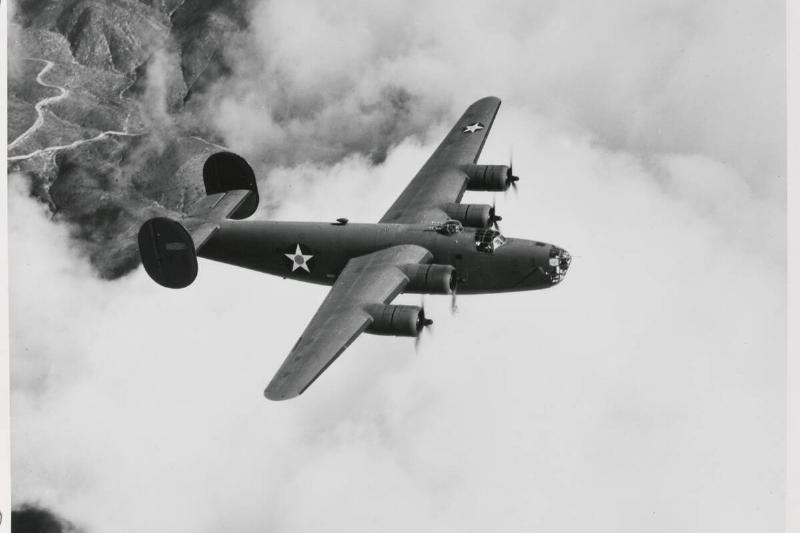 B-24 Liberator Flying