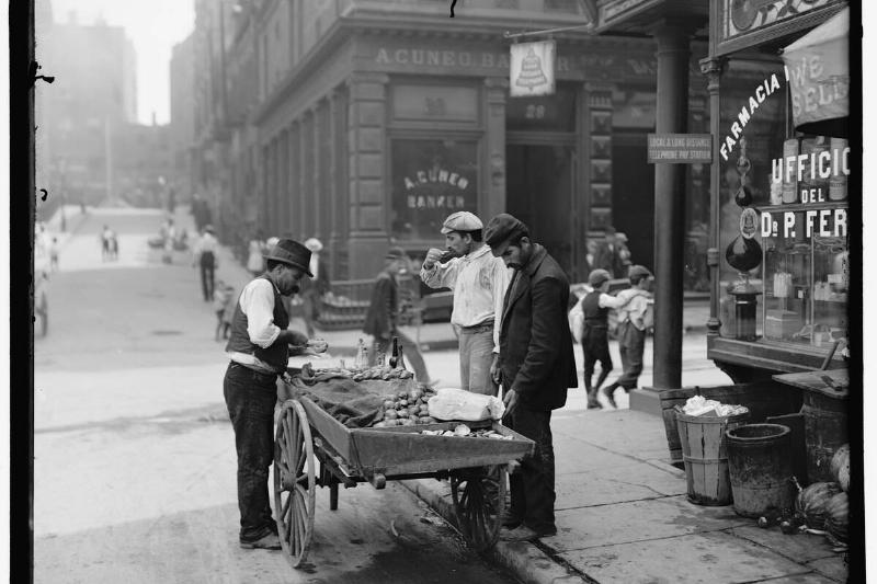 Clam Seller In NY City