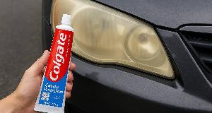 This Simple Toothpaste Hack Can Make Foggy Headlights Shine