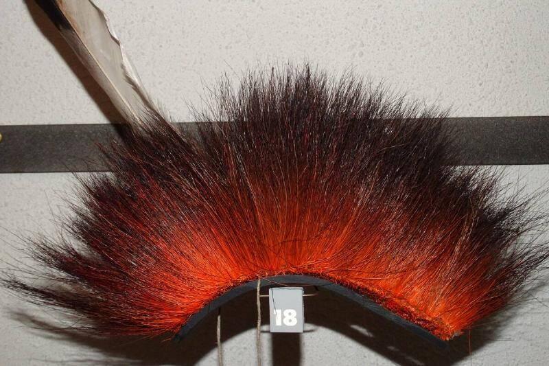 traditional-hairpiece-made-from-dyed-porcupine-hair-and-e-28668