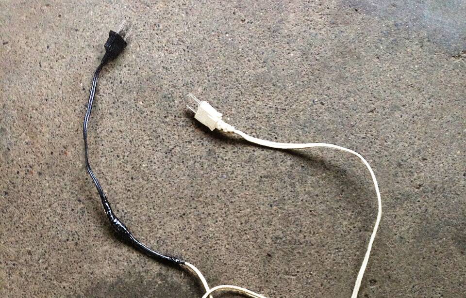 Double-ended extension cord.