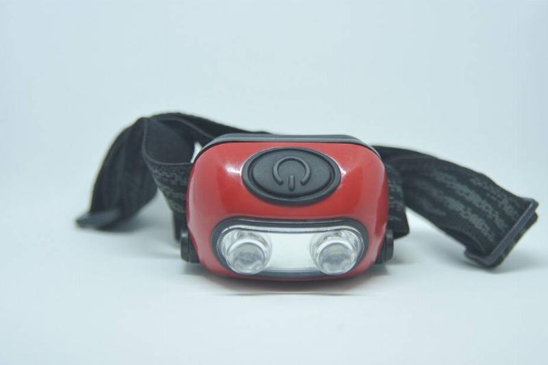 A headlamp.