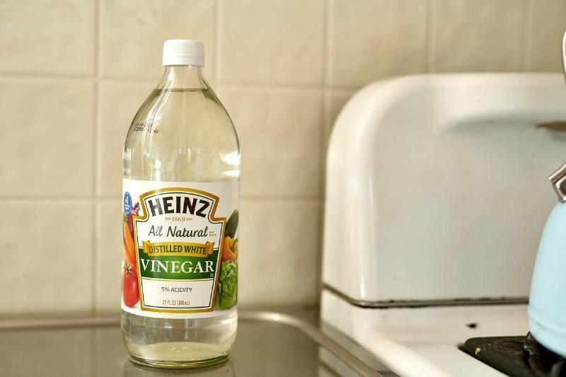 White vinegar. 
