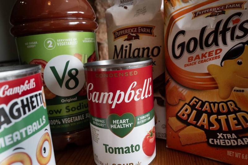 Food products produced by The Campbell's Company.