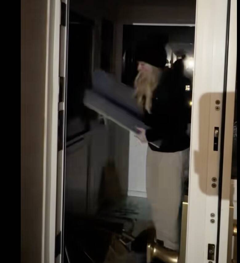 Tara mid-renovation.