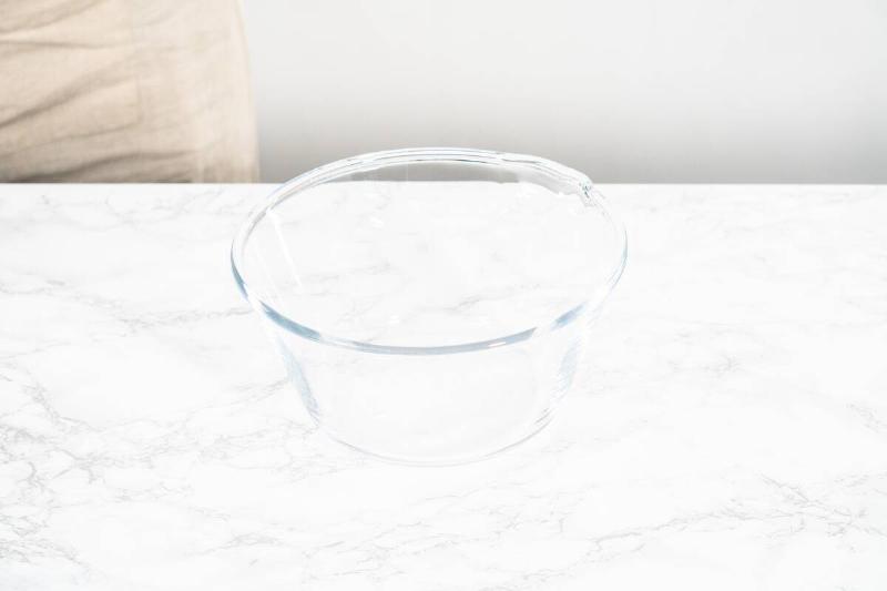 Small glass bowl.