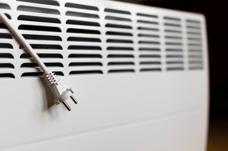 Electric plug-in heater. 