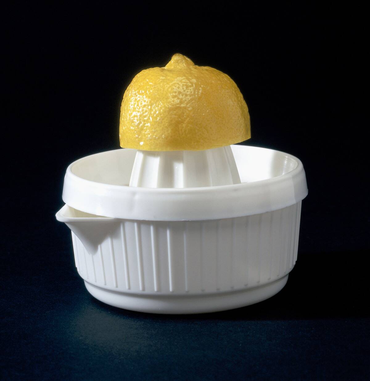 Lemon squeezer with lemon, 1997.