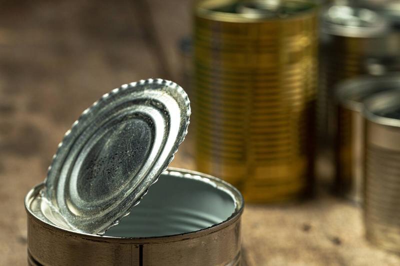 Tin cans.