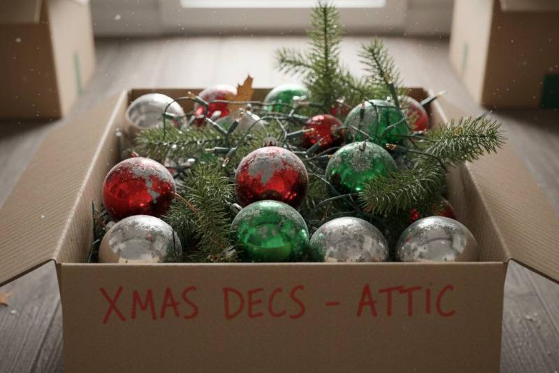 Плесень на украшениях. Плесень на рождественских украшениях.