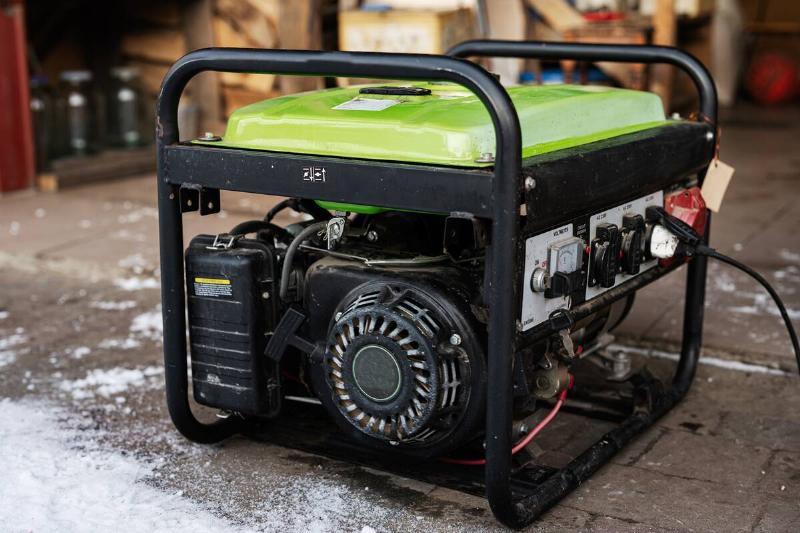 Gasoline portable generator.
