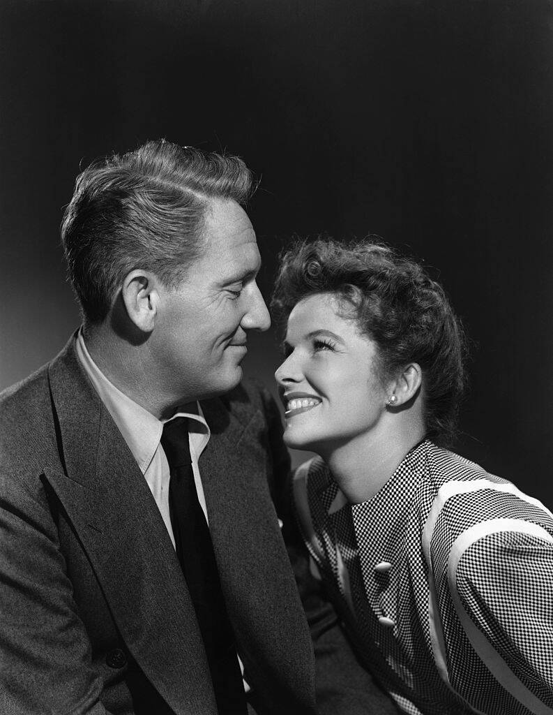 Portrait of Spencer Tracy and Katharine Hepburn