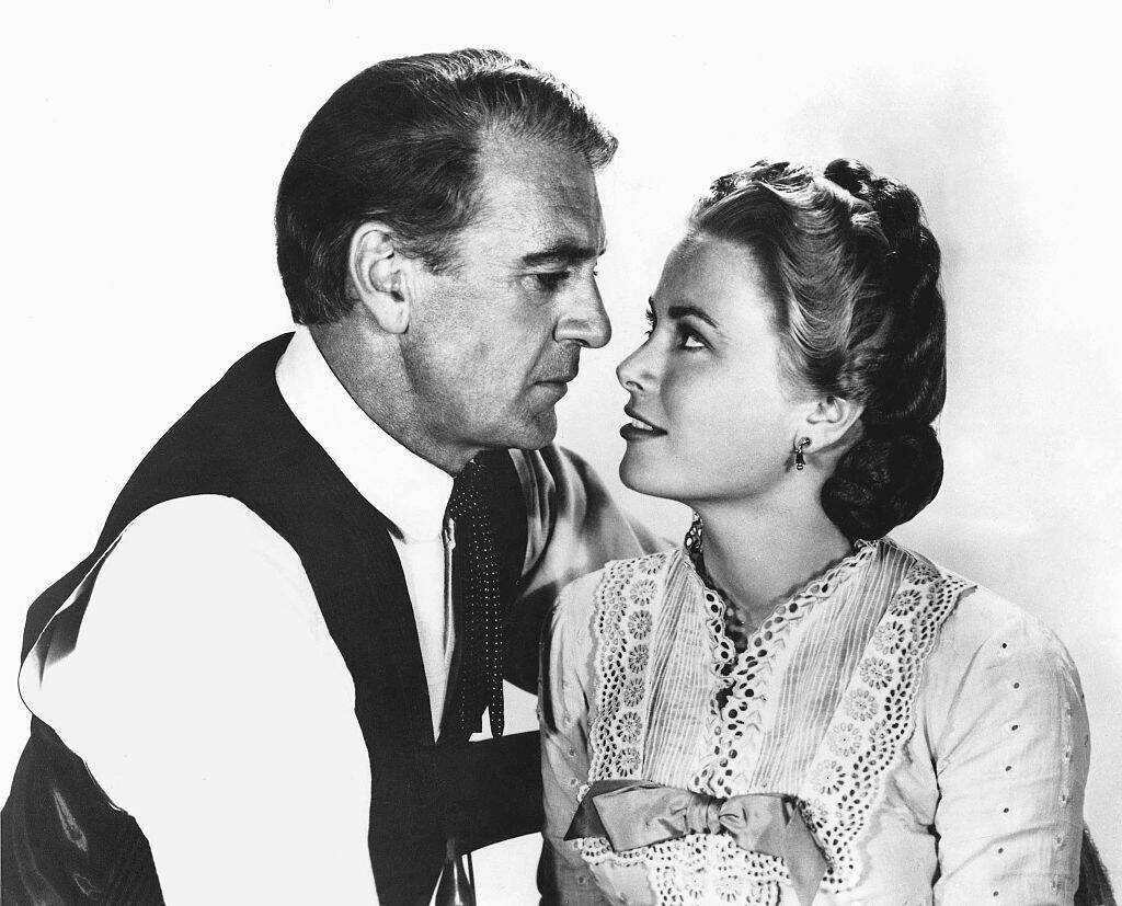Gary Cooper and Grace Kelly as Marshal Will Kane and Amy Fowler Kane in 'High Noon'