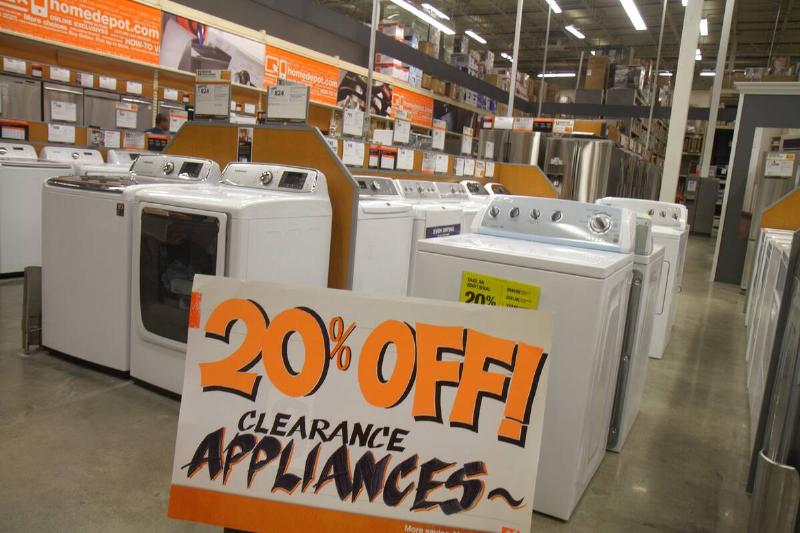 20% off appliances sign in Home Depot.