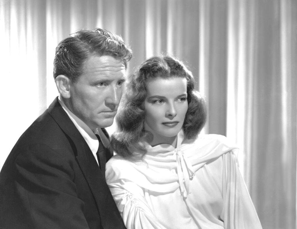Portrait of Spencer Tracy and Katharine Hepburn