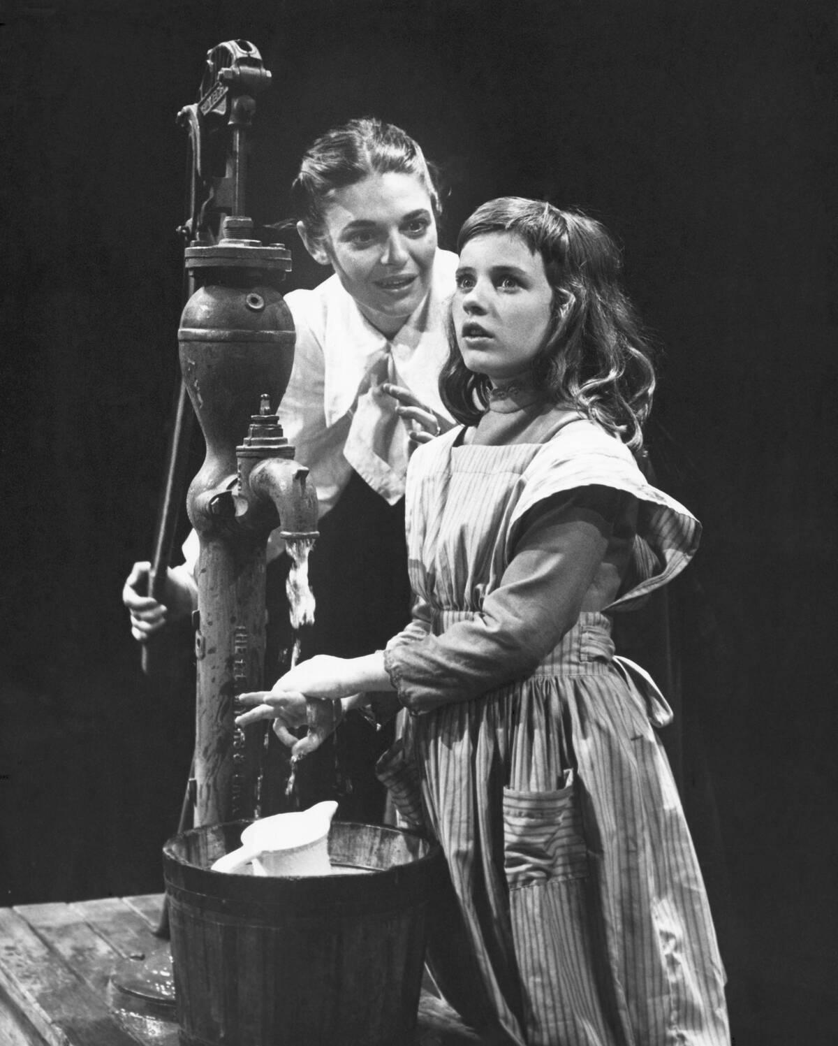 Anne Bancroft and Patty Duke as Annie Sullivan and Helen Keller in 'The Miracle Worker'