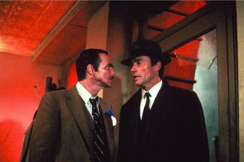 Burt Reynolds and Clint Eastwood as Mike Murphy and Lt. Speer in 'City Heat'