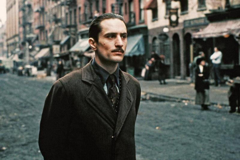 Robert DeNiro as Vito Corleone in 'The Godfather: Part II'