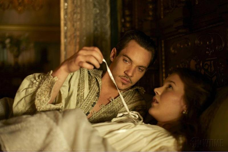Jonathan Rhys Meyers and Joss Stone as King Henry VIII and Anne of Cleves in 'The Tudors'