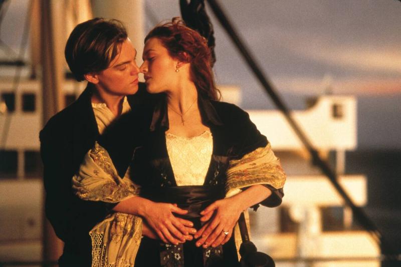 Leonard DiCaprio and Kate Winslet as Jack Dawson and Rose DeWitt Bukater in 'Titanic'
