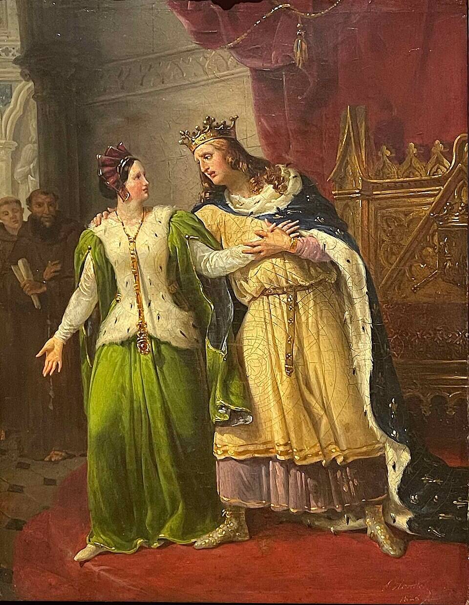 BLONDEL_ Philippe_Auguste_et_Agnes_de_Meranie