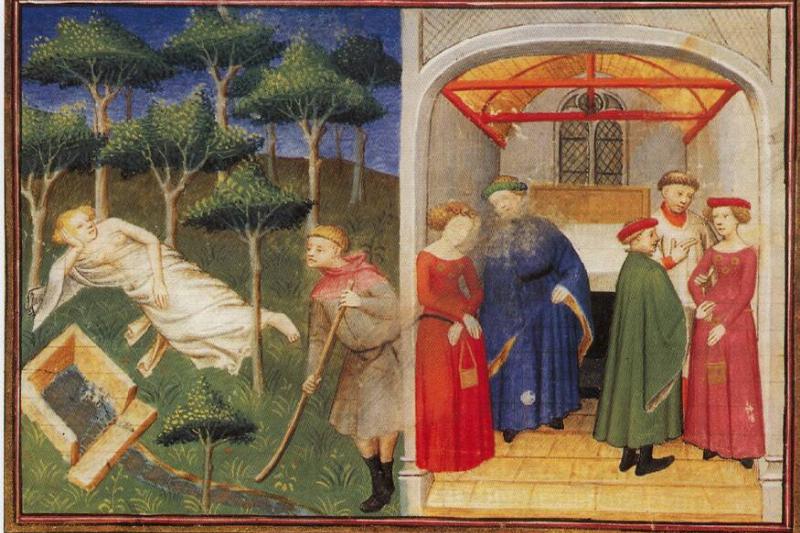 Decameron_DayVstory1_ Vatican_Lib_-_PalLat1989_f150