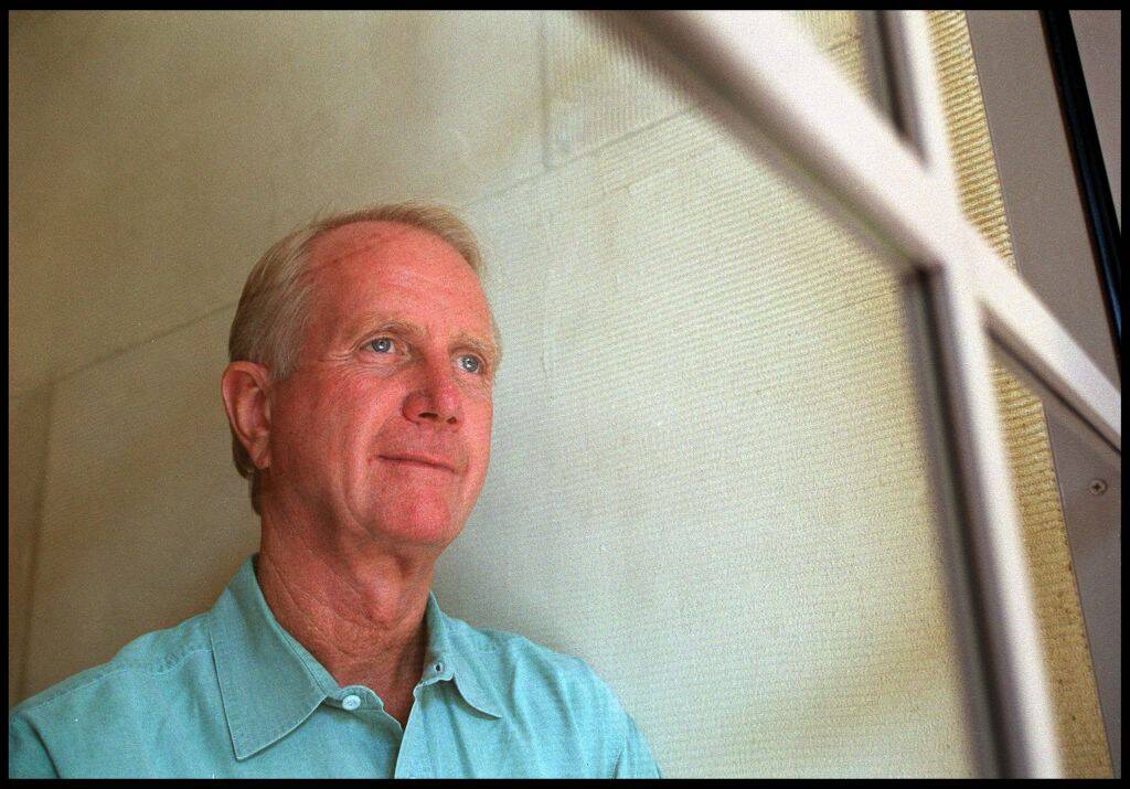 Barry Keenan looking out a window