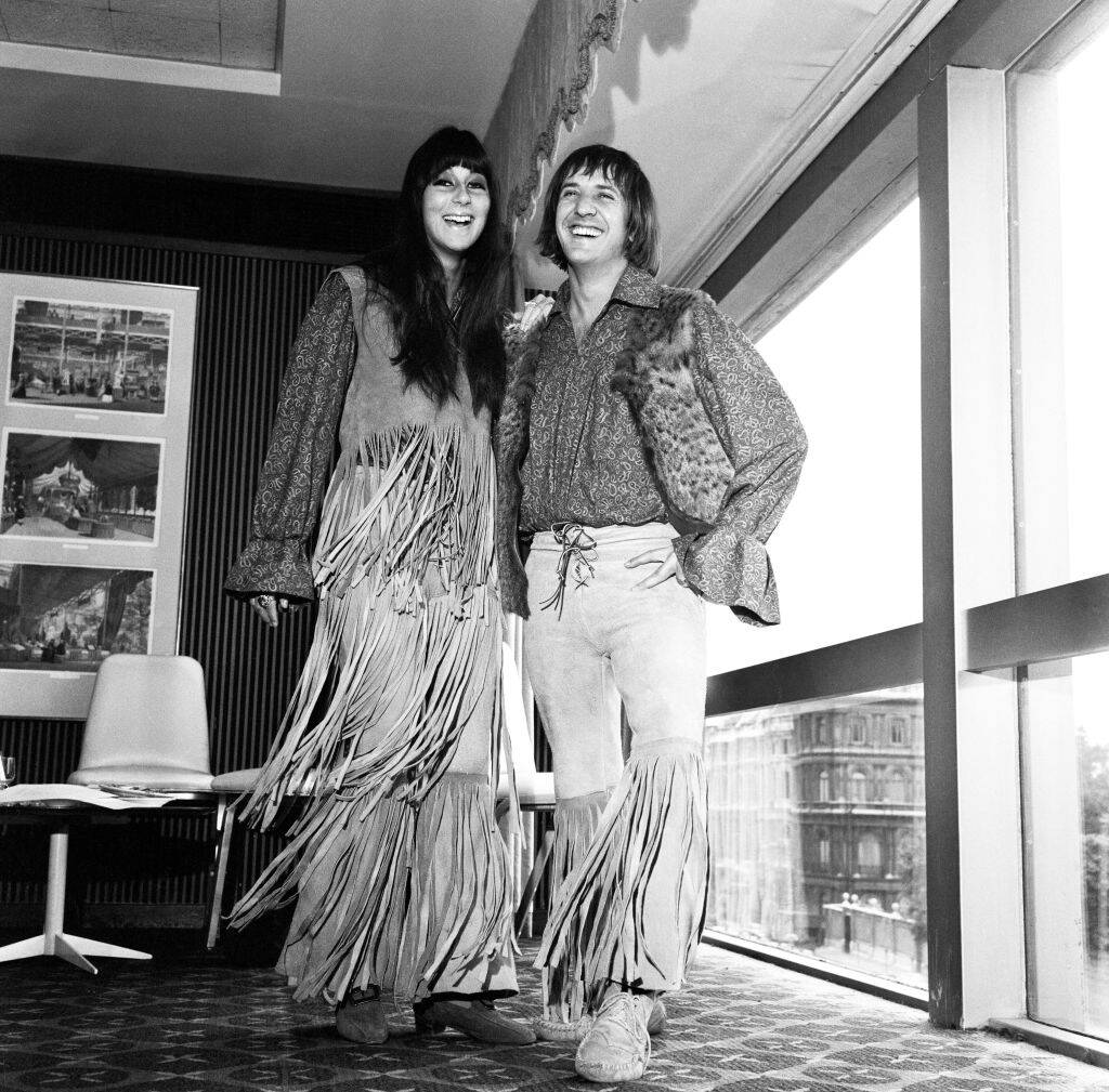 Portrait of Sonny Bono and Cher