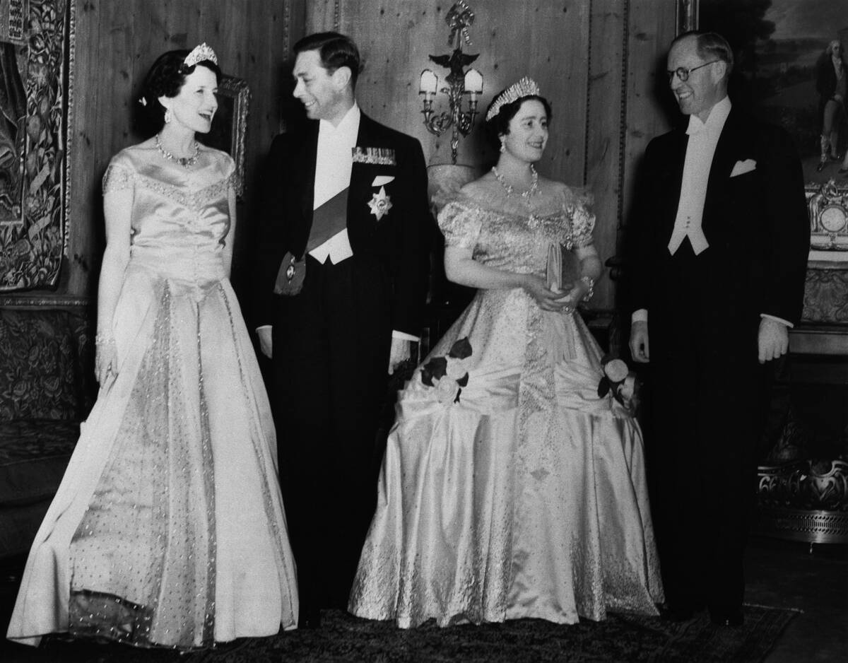 Ambassador and Mrs. Joseph P. Kennedy at the American Embassy